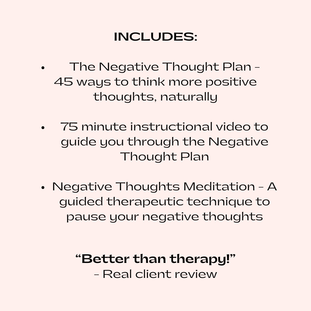 STOP Negative Thoughts NATURALLY (without faking it)